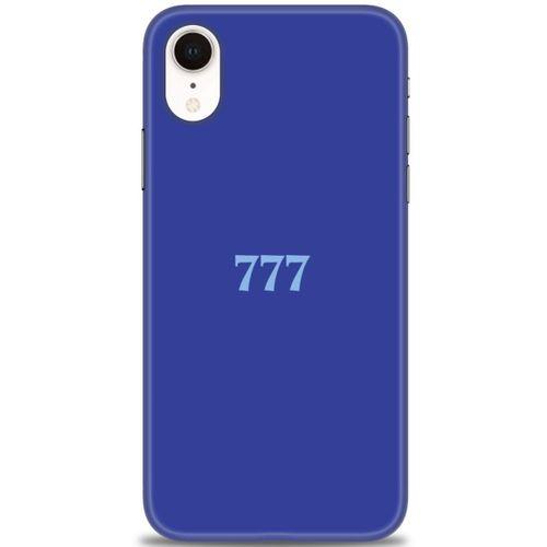iPhone XR Kılıf HD Baskılı Kılıf - 777 + Tam Ekran Koruyucu