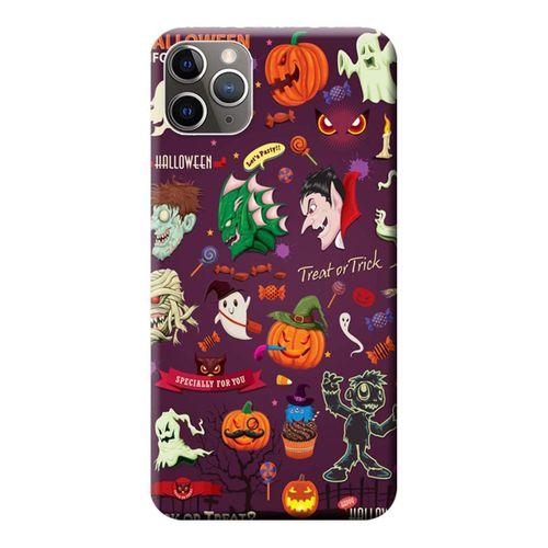 iPhone 11 Pro Max Kılıf Halloween Baskılı Esnek TPU Silikon