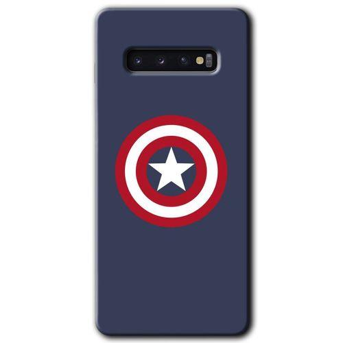 Samsung Galaxy S10 HD Baskılı Kılıf + 9D Tam Ekran Koruyucu - Captain!