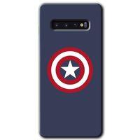 Samsung Galaxy S10 HD Baskılı Kılıf + 9D Tam Ekran Koruyucu - Captain!