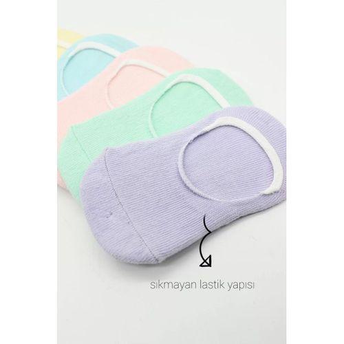 Bistyle 6'lı Mix Babet Çorap 30101 Lila