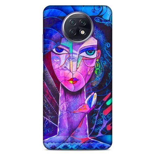 Lopard Xiaomi Redmi Note 9T Uyumlu Kılıf Sürreal Yüzler ♀ (47) Crystal Flex Kılıf Baskılı