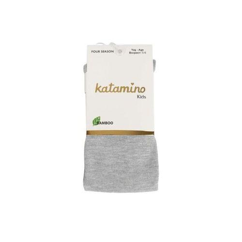 Katamino Katamino Mirabel Kız Bambu Külotlu Çorap K30207 Gri