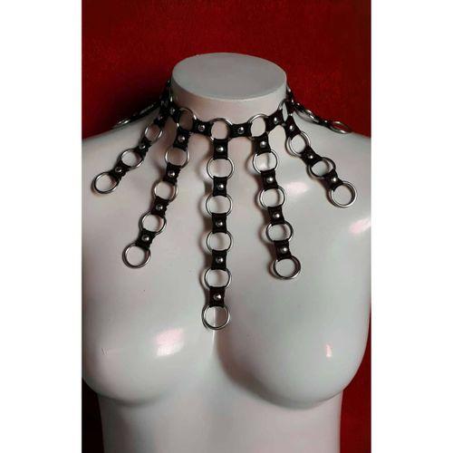 Işık Dalgası Choker - Lastik Işık Yansıma Choker - APFT575