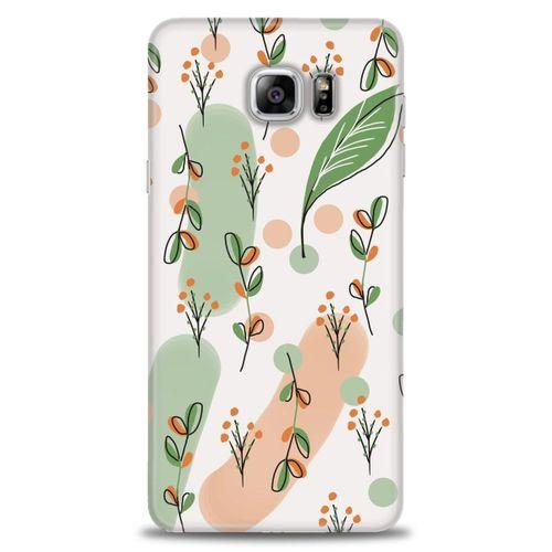 Samsung Galaxy Note 5 Kılıf HD Baskılı Kılıf - Flower Pattern + Tam Ekran Koruyucu
