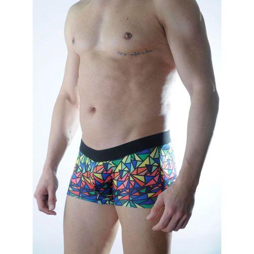 Erkek Renkli Desenli Boxer