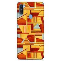 Lopard Samsung Galaxy A11 Uyumlu Kılıf Wood'X (44) Tough Armor Kılıf Desenli