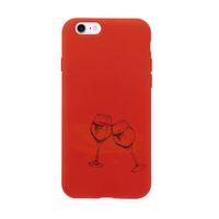 iPhone 7 Spilled Wine Premium Silikonlu Telefon Kılıfı