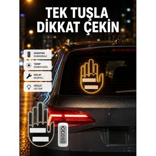 Suya Dayanıklı Led El Park Uyarı Cihazı Uzaktan Kumandalı 2025