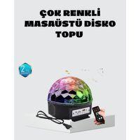 Taşınabilir Mini Disko Topu Lamba – Müzikle Senkronize Işık Efekti ve Parti Atmosferi