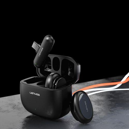 Lenyes LM211-TC Yapay Zeka Destekli Type-C Portlu Kablosuz Yaka Mikrofonu