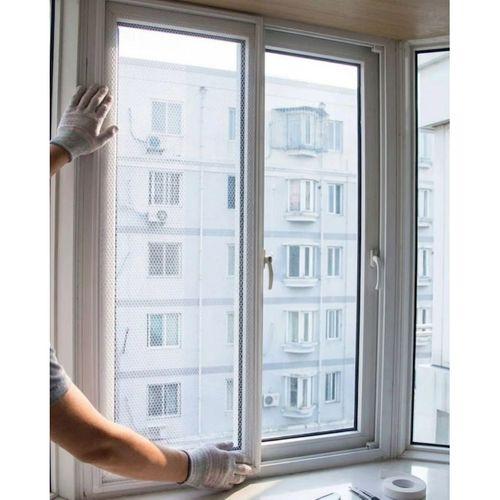 Pencere İçin Sineklik Tülü 100x150 Cm Çift Taraflı Bant Hediyeli