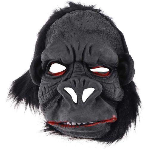 Lateks Goril Maskesi Maymun Maskesi Et Maskesi Orangutan Siyah Saçlı