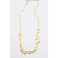 Top Sallantılı Kolye - Altın