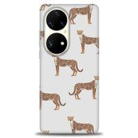 Huawei P50 Pro Kılıf HD Baskılı Kılıf - Kedii + Tam Ekran Koruyucu
