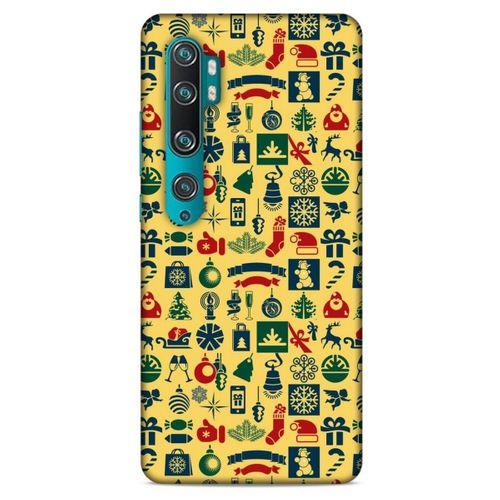 Yılbaşı Süsleri 12 Xiaomi Mi Note 10 Pro Kılıf Silikon Kapak
