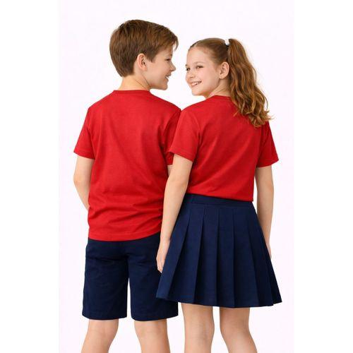 Atatürk Baskılı Kırmız Siyah Baskılı Çocuk Tişört BGL-ST05508