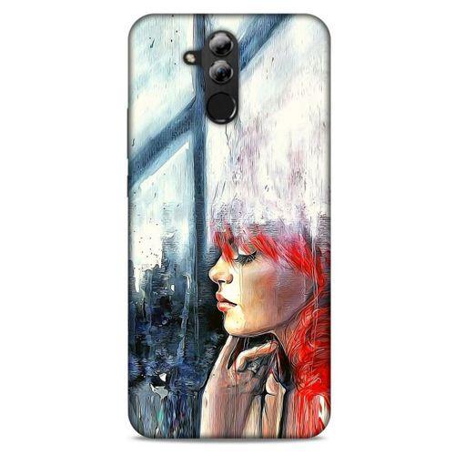 Huawei Mate 20 Lite Kılıf Depresyon (14) Lansman Kılıf Mor Bordo