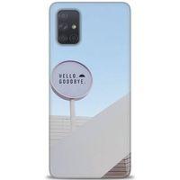 Samsung Galaxy A71 Kılıf HD Baskılı Kılıf - Hello GoodBye + Tam Ekran Koruyucu