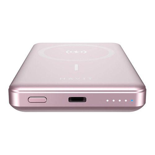 HAVIT PB5203 MAGESAFE 10.000MAH POWERBANK PEMBE