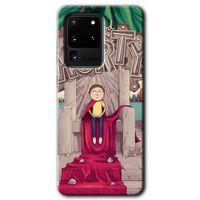 Galaxy S20 Ultra Kılıf HD Desen Baskılı Arka Kapak - Morty + Kırılmaz Cam