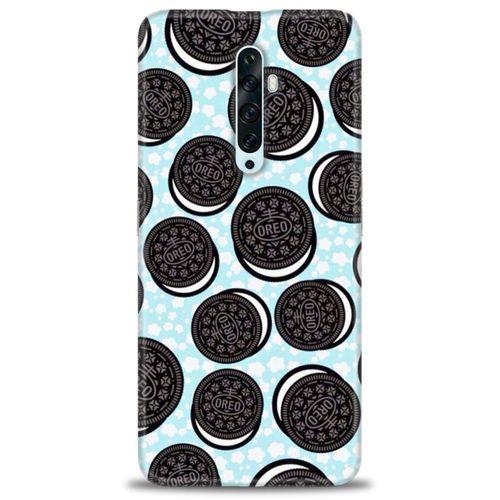 Oppo Reno 2Z Kılıf HD Baskılı Kılıf - Oreo + Tam Ekran Koruyucu