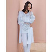 Espuar 757 Penye 3'lü Sabahlık Pijama Takımı