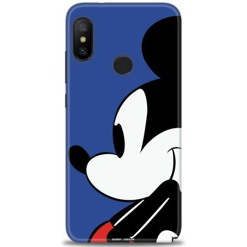 Xiaomi Mi A2 Lite Kılıf HD Baskılı Kılıf - Micky Mouse + Tam Ekran Koruyucu