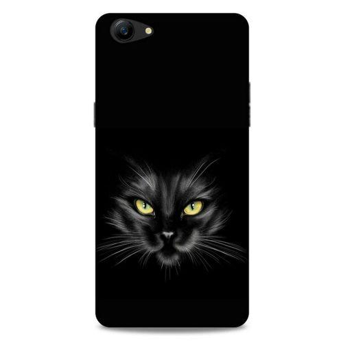 Lopard Oppo A79 Uyumlu Kılıf Kediler (45) Liquid Air Kılıf Sarı Asalet