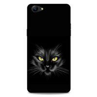 Lopard Oppo A79 Uyumlu Kılıf Kediler (45) Liquid Air Kılıf Sarı Asalet