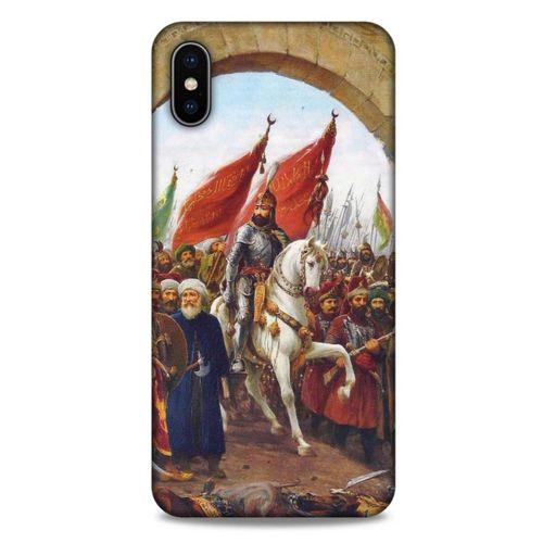 Apple iPhone XS Max Uyumlu Kılıf Ottoman (40) Fit Silikon Kılıf İstanbul'un Fethi