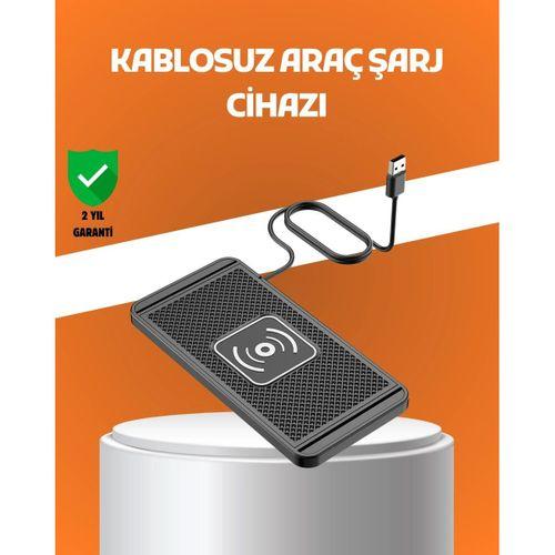 Araç İçi Kablosuz Şarj Pedi – Manyetik Güçlü Tutuş, Hızlı Şarj Özelliği