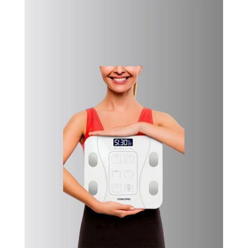 Akıllı Dijital Baskül – Bluetooth Bağlantılı, 8 Ölçüm Verili, Akıllı Vücut Analiz Tartısı