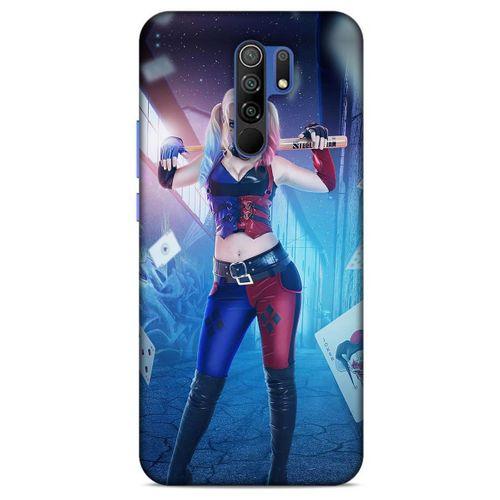 Xiaomi Redmi 9 Uyumlu Kılıf Harley Quinn (31) TPU Kılıf Lavanta mavisi