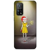 Xiaomi Mi 10T Pro 5G Kılıf FunnyMaX (32) Soft Silikon Kılıf Turuncu Kahve