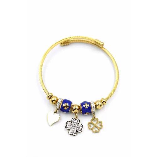 Yonca Charm Bilezik - Altın