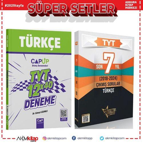Çap TYT Türkçe Deneme ve Liderler Karması Son 7 Yıl Çıkmış Sorular Seti 2 Kitap