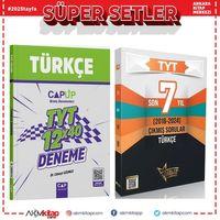 Çap TYT Türkçe Deneme ve Liderler Karması Son 7 Yıl Çıkmış Sorular Seti 2 Kitap