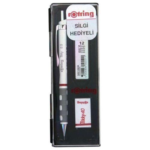Rotring Tikky Versatil Kalem Min Silgi 3 lü Set 0,5 Mm Beyaz - Orjinal
