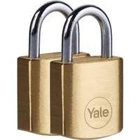 Yale 20 Mm Pirinç Asma Kilit 2 Li Set