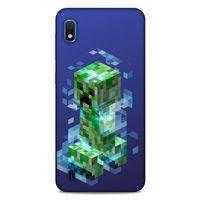 Lopard Samsung Galaxy A10 Uyumlu Kılıf PiXel (37) Silicone Cover Creeper MC