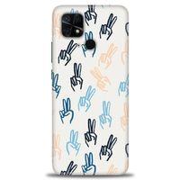 Xiaomi Redmi 10C Kılıf HD Baskılı Kılıf - Tavşan Kulağı + Tam Ekran Koruyucu