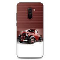 Lopard Xiaomi Pocophone F1 Uyumlu Kılıf PickUpX (47) Crystal Flex Kılıf Metalik Kırmızı