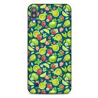 Frutix Çilek Lime  01 Samsung Galaxy M10 Kılıf Desenli Silikon