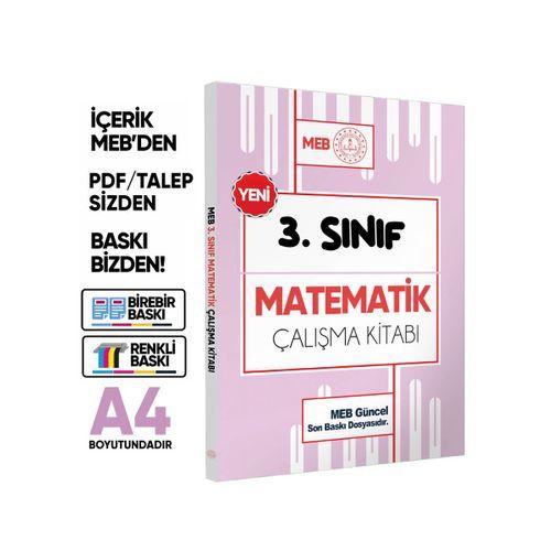 MEB ÖDM İlkokul 3 Sınıf Matematik Çalışma Kitabı Alıştırmalı/Etkinlikli S Bankası BASKI ÜCRETİ
