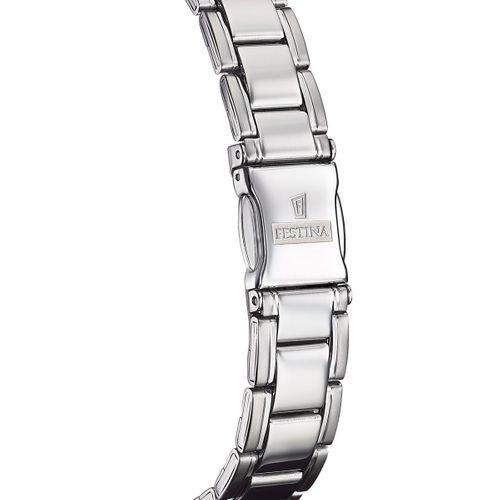 Festina F20509/1 Quartz Çelik Gri Beyaz Kadran 31 mm Kadın Kol Saati