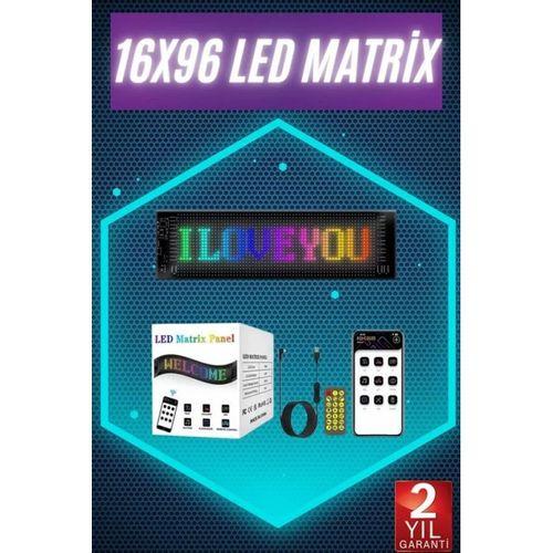 Digital Araba Yazısı Ekran Matrix En Büyük Boy Matrix Led Panel 19*96 Pıxel