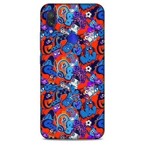 Graffitix (15) Desenli Silikon Kapak Xiaomi Redmi Note 7 Kılıf