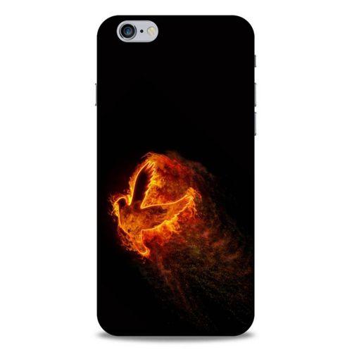 Lopard Apple Iphone 6 Plus Uyumlu Kılıf FireX (30) Silicone Case Ateş Kartal