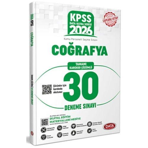 2026 KPSS Coğrafya Ultra 30 Deneme Data Yayınları